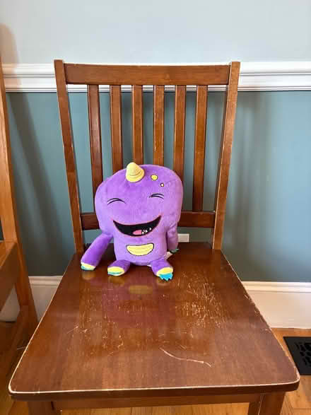 Photo of free Stuffed purple monster doll (Waltham near Belmont line) #1