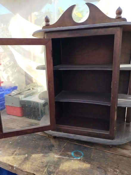 Photo of free Small Wooden Display cabinet (Little Wenlock TF6) #2