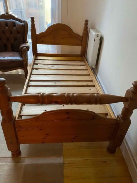 Photo of free Single solid bed framed (N3 2AB) #1