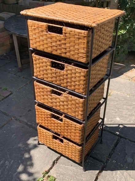 Photo of free Wicker Drawer Unit (Ware SG12) #1