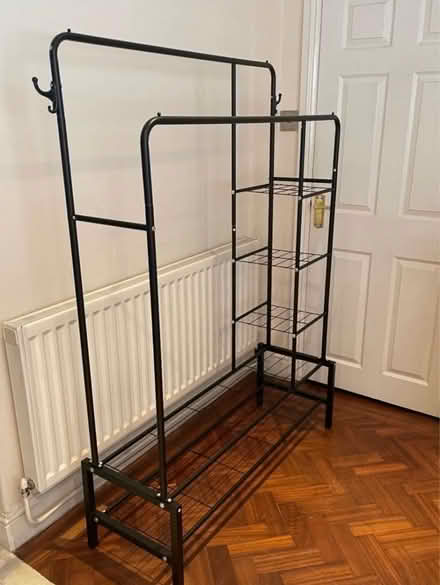 Photo of free Garments railing black metal (South Kensington SW7) #2
