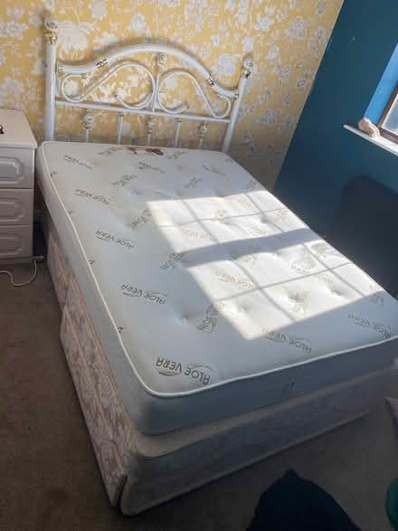Photo of free Double bed base and mattress (Loxley S6) #1