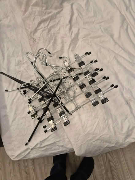 Photo of free Trousers / clip hangers (Mansfield Road NW3) #1