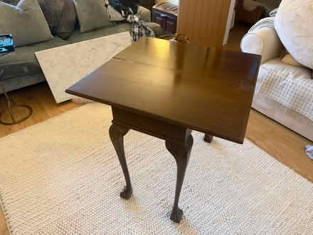 Photo of free Side/card table with folding top (Sevenoaks TN13) #2