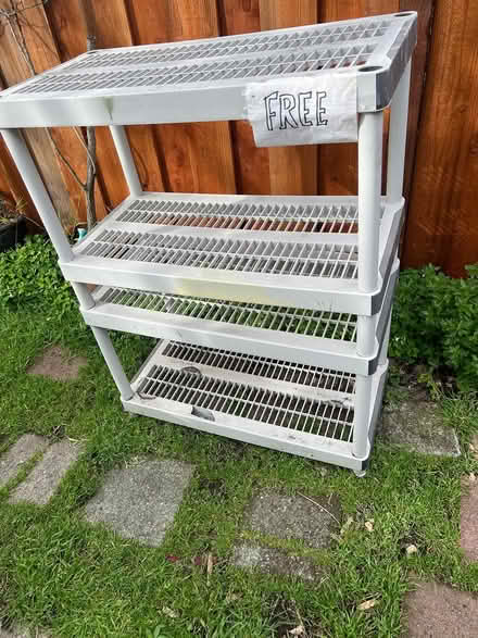 Photo of free Outdoor storage shelf (Oakland Piedmont Ave) #1