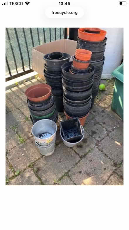 Photo of free Plant Pots (Wallasey CH44) #1