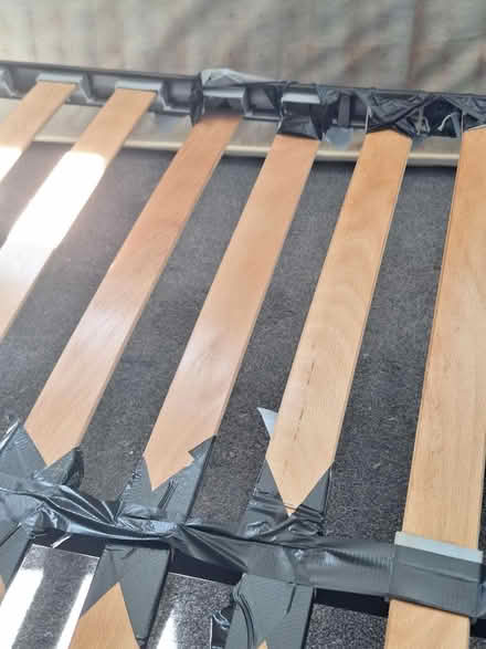 Photo of free Queen metal bedframe (Carterknowle S7) #4