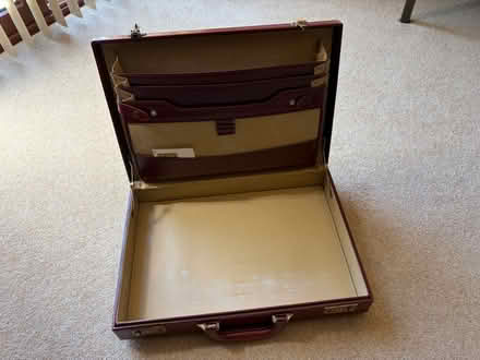 Photo of free Burgundy briefcase 2 (Pangbourne RG8) #2
