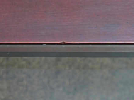 Photo of free Mahogany Vintage Clear Bevelled Glass Coffee Table (Central Preston PR1) #3