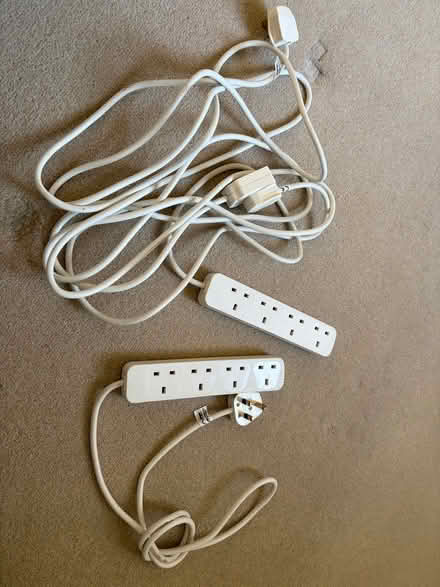 Photo of free Extension cords with 4 sockets (Parsons Green SW6) #1