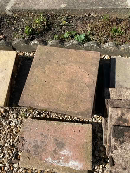 Photo of free Various sized paving slabs (BH10) #2