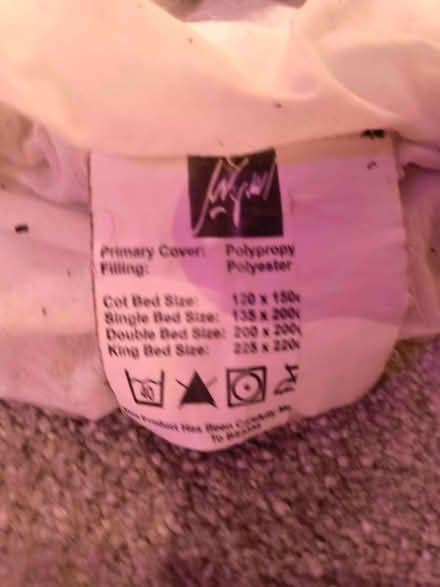 Photo of free Duvet (Central Reading RG1) #2