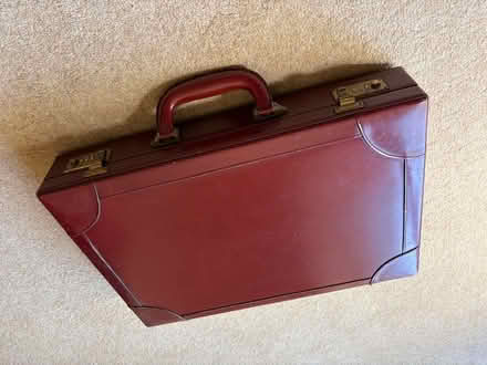 Photo of free Burgundy briefcase 2 (Pangbourne RG8) #1