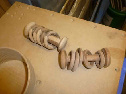 Photo of free Turned wooden baby rattles (Ramsgate CT12) #1