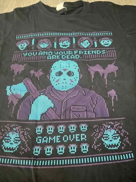 Photo of free Black Ladies Horror T-Shirt. Medium. (Southsea PO4) #2