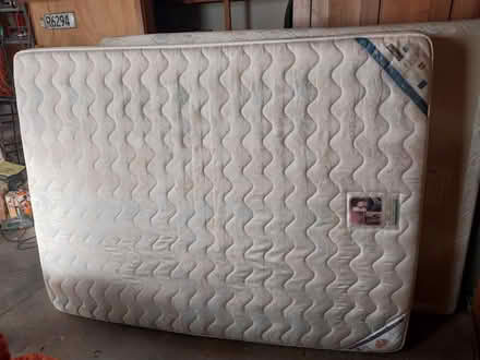 Photo of free Queen mattress & base secondhand (Thorndon) #1
