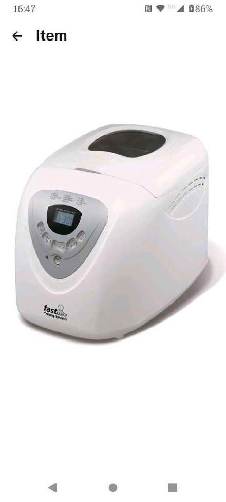 Photo of Bread maker (Alfreton DE55) #1