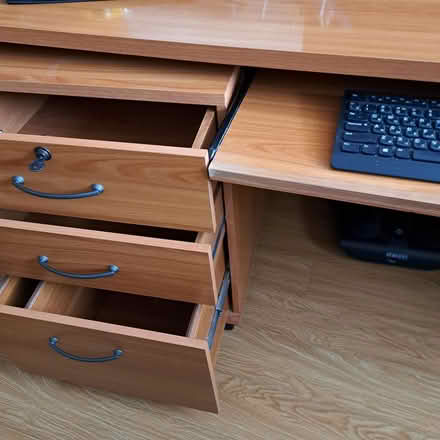 Photo of free Desk, file cabinet, 2 cupbords (Etobicoke) #2