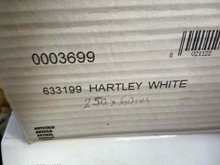 Photo of free 15 White Bathroom tiles 250x60mm (Amersham Common HP7) #2