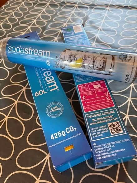 Photo of free Sodastream C02 cylinders (Mitcham's Corner CB4) #1