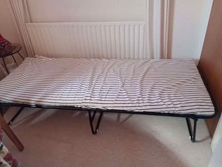 Photo of free Foldable spare bed with mattress (Hillside Avenue NG3) #1