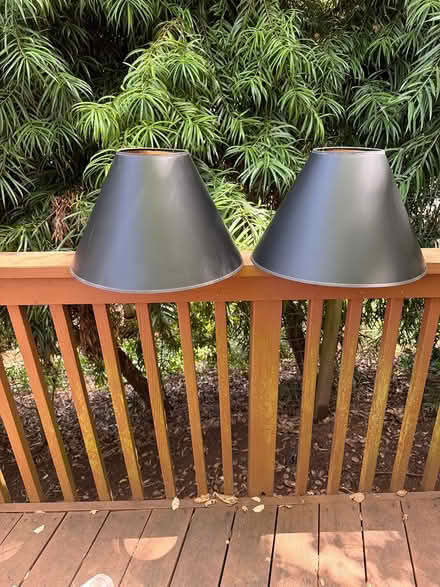 Photo of free Pair of black lampshades (Upper Fairway) #1