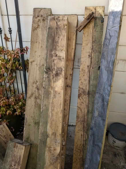 Photo of free Four railway sleepers (Woodhey CH63) #3