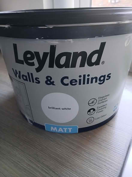 Photo of free Leyland brilliant white emulsion (Southmoor, Stanley DH9) #1