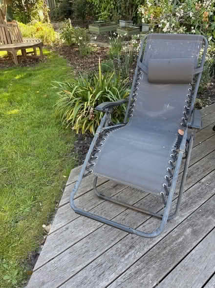 Photo of free 2 reclining gravity garden chairs. (Berrylands KT5) #2