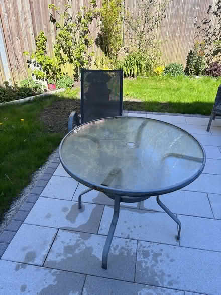 Photo of free Garden table & Chair (Shankill) #2