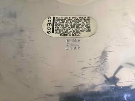 Photo of free Nambe serving platter (North Berkeley hills) #2