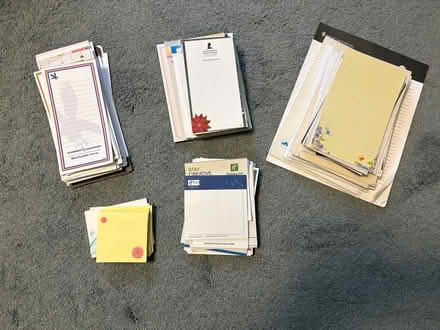 Photo of free Notepads and blank envelopes (Canton-Sheldon/Ford) #1