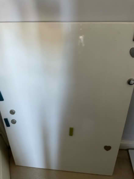 Photo of free Notice board / white magnetic (Windlesham Surrey GU20) #1