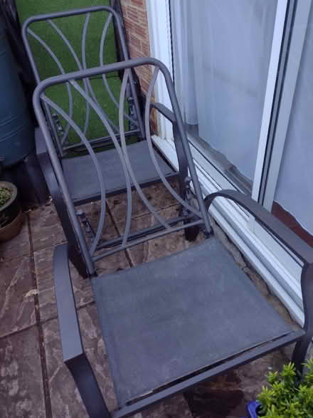 Photo of free Metal garden chairs (Bracknell freegle RG12) #1