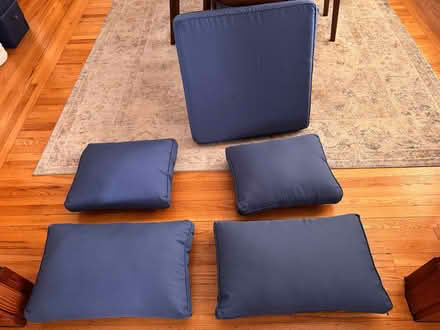 Photo of free Dark Blue Outdoor Cushions (Chicopee, MA) #1