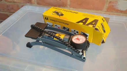 Photo of free AA single foot pump (Barnacle CV7) #2