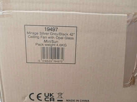 Photo of free 42" Ceiling Fan and Light (Moss Side PR26) #1