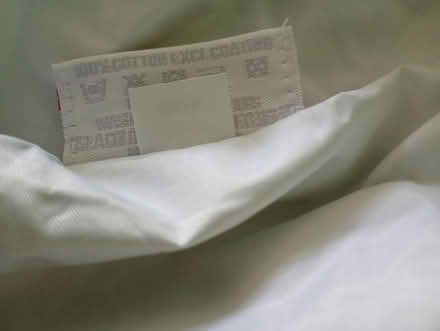 Photo of free Pink&white lined curtain (Bromley BR2) #2