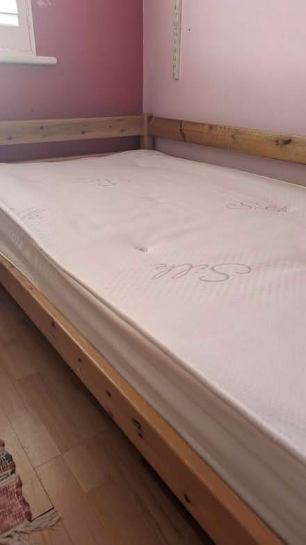 Photo of free 3ft single bed with mattress (South Abingdon Oxfordshire) #1