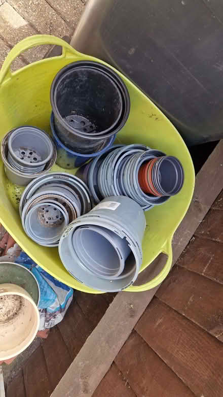 Photo of free Variety of plastic plant pots (Stone Cross BN23) #1