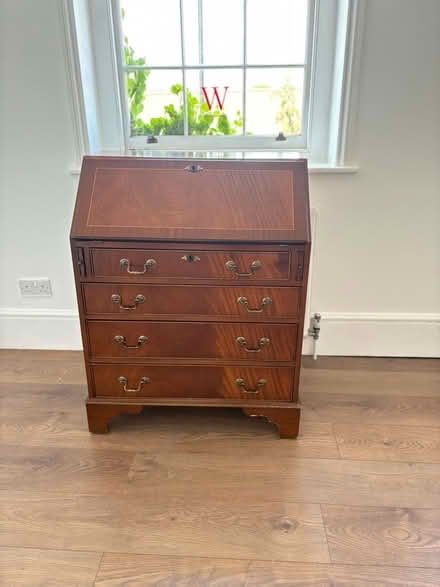 Photo of free Antique wooden desk with fold-out top (Brentford Gate TW8) #1