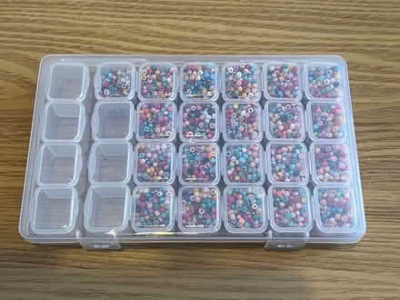 Photo of free Box of containers of seed beads (New Eltham SE9) #1