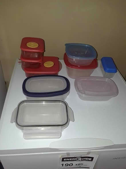 Photo of free Tupperware type containers (Champlain Park/Westboro) #1