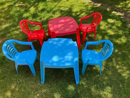 Photo of free Kid size garden chairs and tables (Darley Abbey DE22) #1