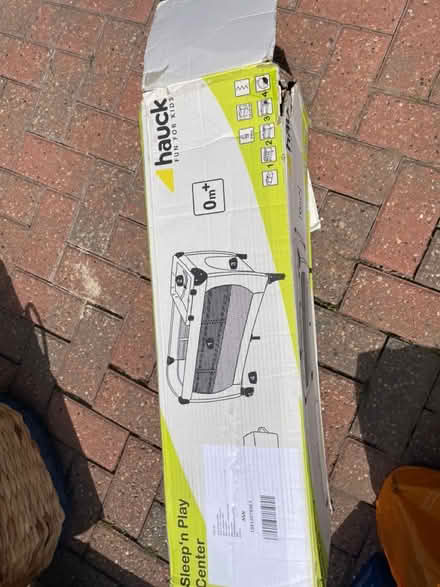 Photo of free travel cot (Leeds Alwoodley LS17) #1