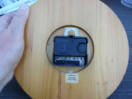 Photo of free Vintage M&S harvest pattern pine wall clock (Kempsey WR5) #2