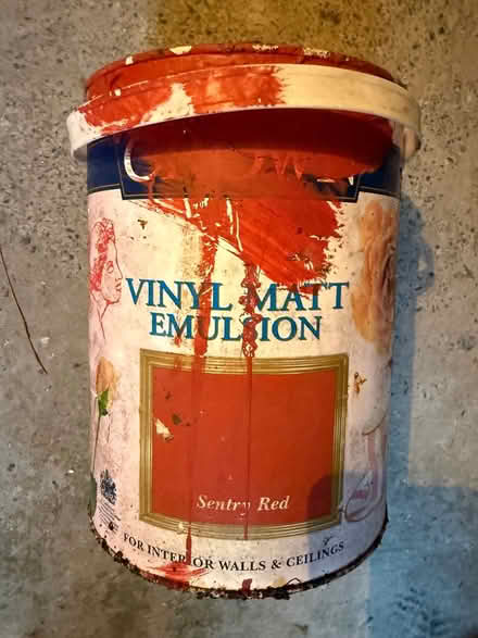 Photo of free Terracotta red paint x 2 tins (Salford M30) #1