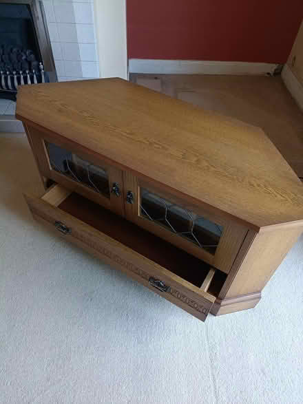 Photo of free TV corner unit (Newton St Cyres) #3