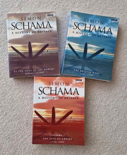 Photo of free History of Britain 3 book set by Simon Schama paperbacks (Eaton NR4) #1