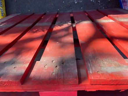 Photo of free Two pallets available, red and brown (Trinity BA11) #2